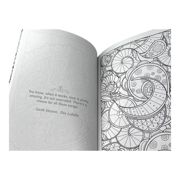 Flying Colors Adult Coloring Book Inspiration Quote Penny Press Perforated Pages - Picture 3 of 4